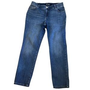 Lee Plus Size Regular Fit Straight Leg Mid Rise Flex Motion Jeans Medium Wash